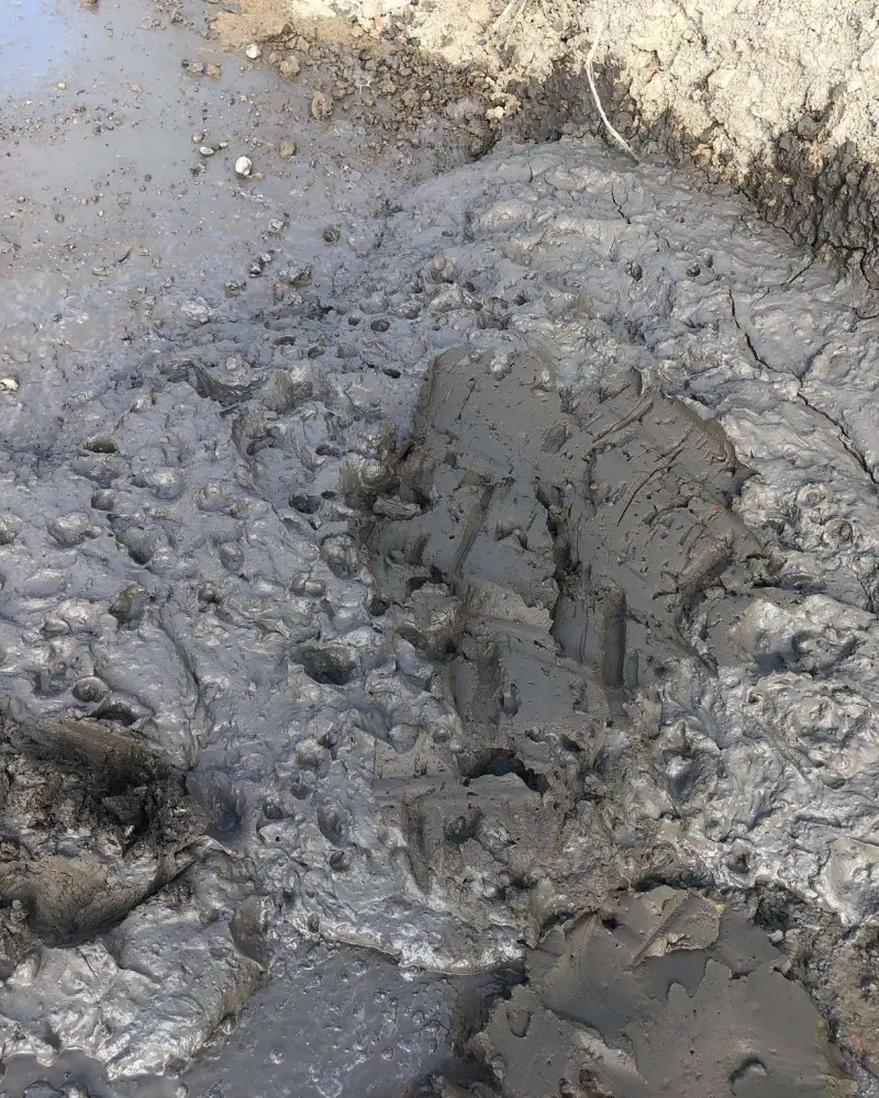 Überprüfung Rückverfestigung nach Penetrometervorgabe am Material