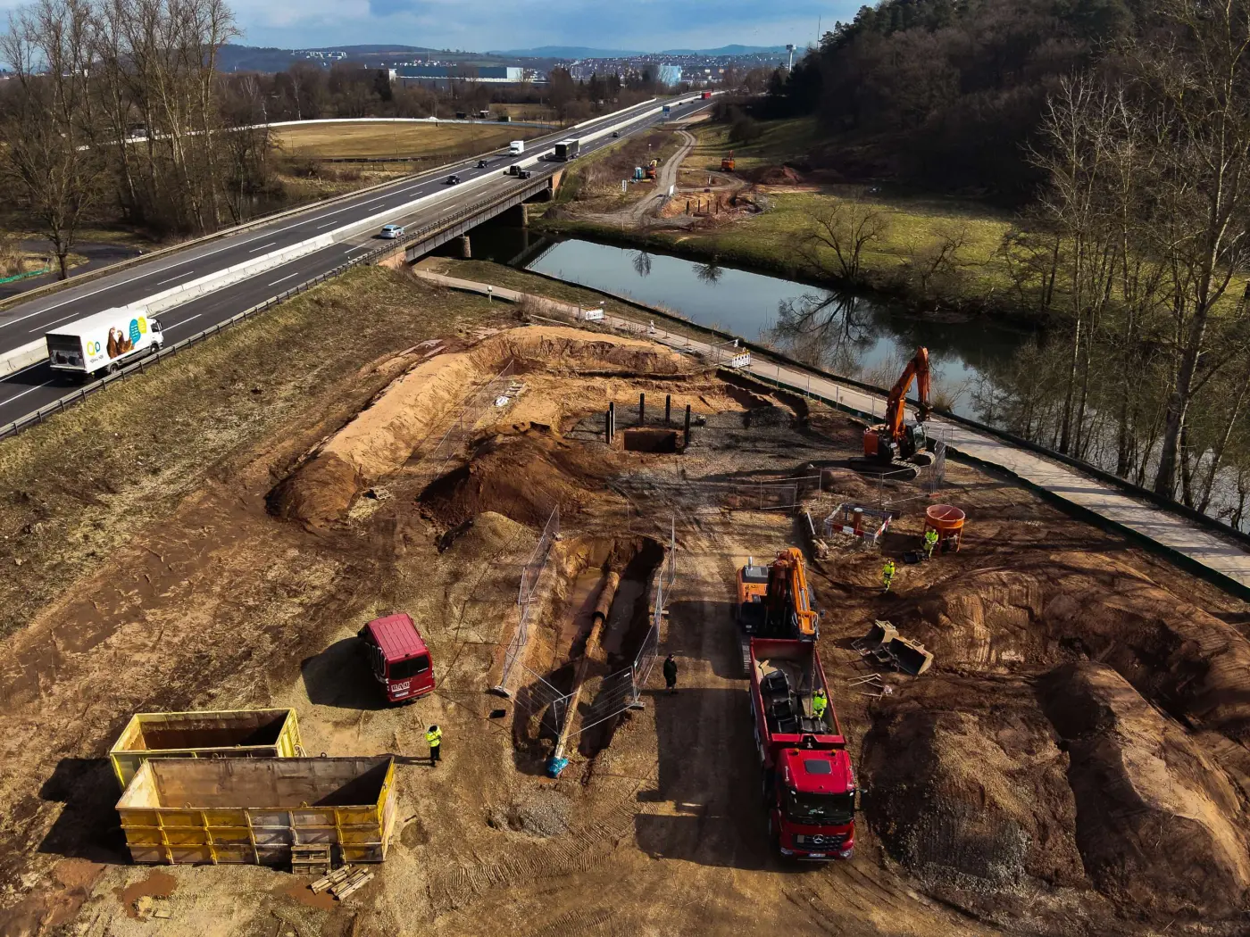 Baufeld Startgrube