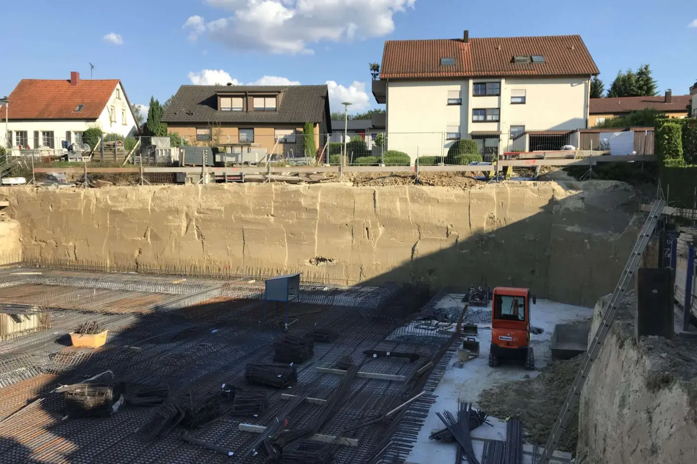 RSS Wand auf voller breite bei hohen Grundwasser