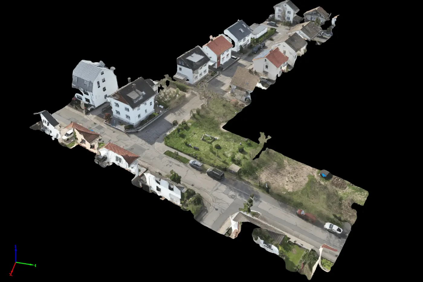 3D-Gelaendemodell Wielandstrasse Ansicht 2