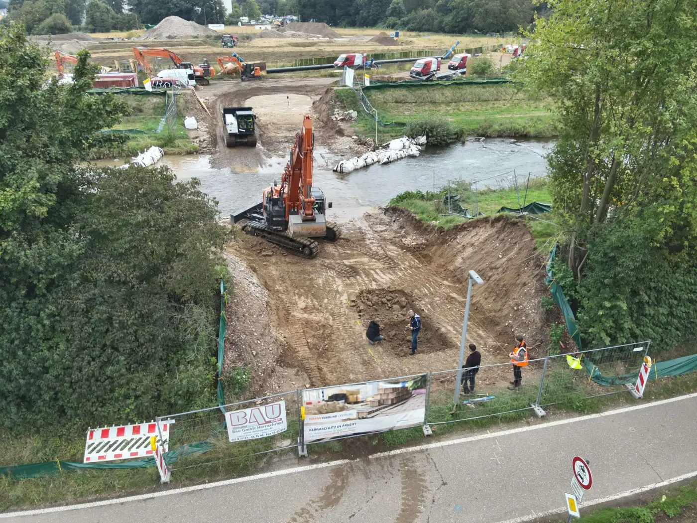 Zweitaushub in Flüssigboden