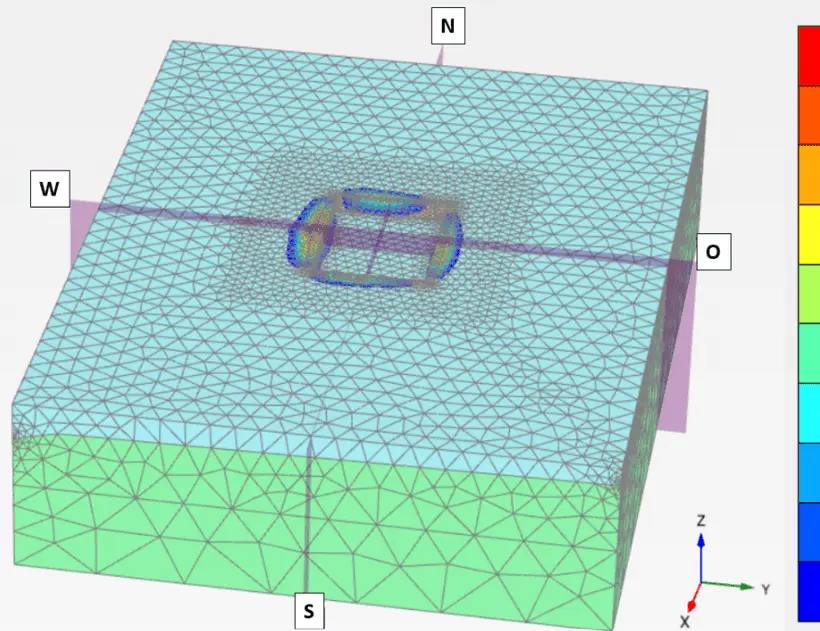 Verformungsanalyse RSS Wand