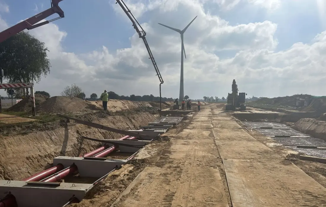 Verfüllung Südlink B4 ProThermolith HGÜ 420KV