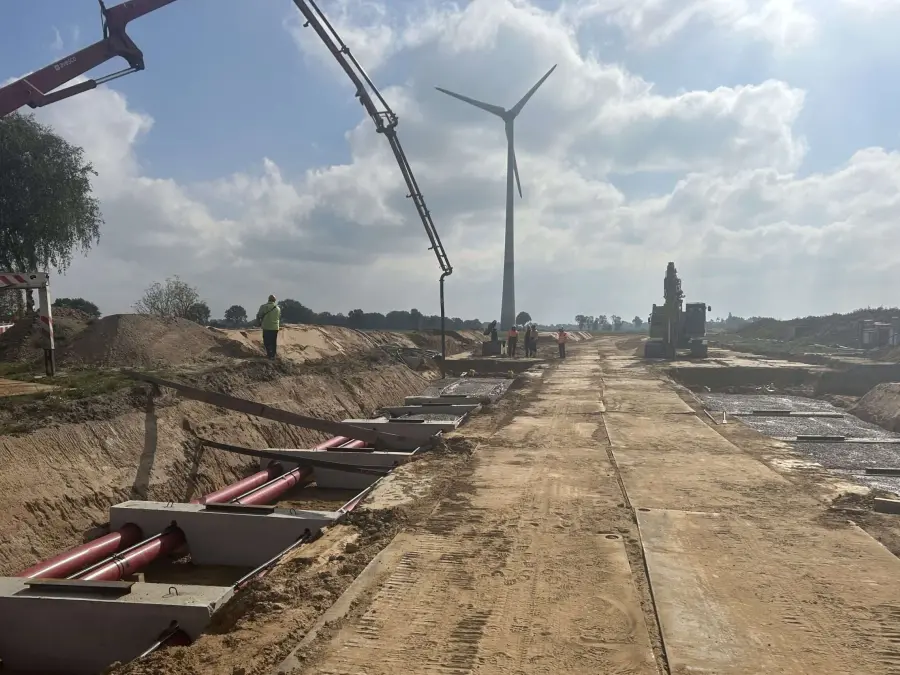 Verfüllung Südlink B4 ProThermolith HGÜ 420KV