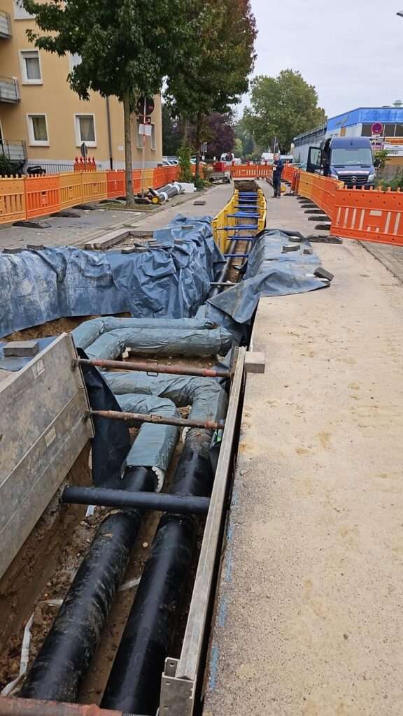 Abschluss arbeiten am Dehner nach Isolierung c