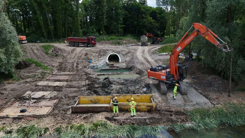 Ziehen der Verbauboxen und umsetzen