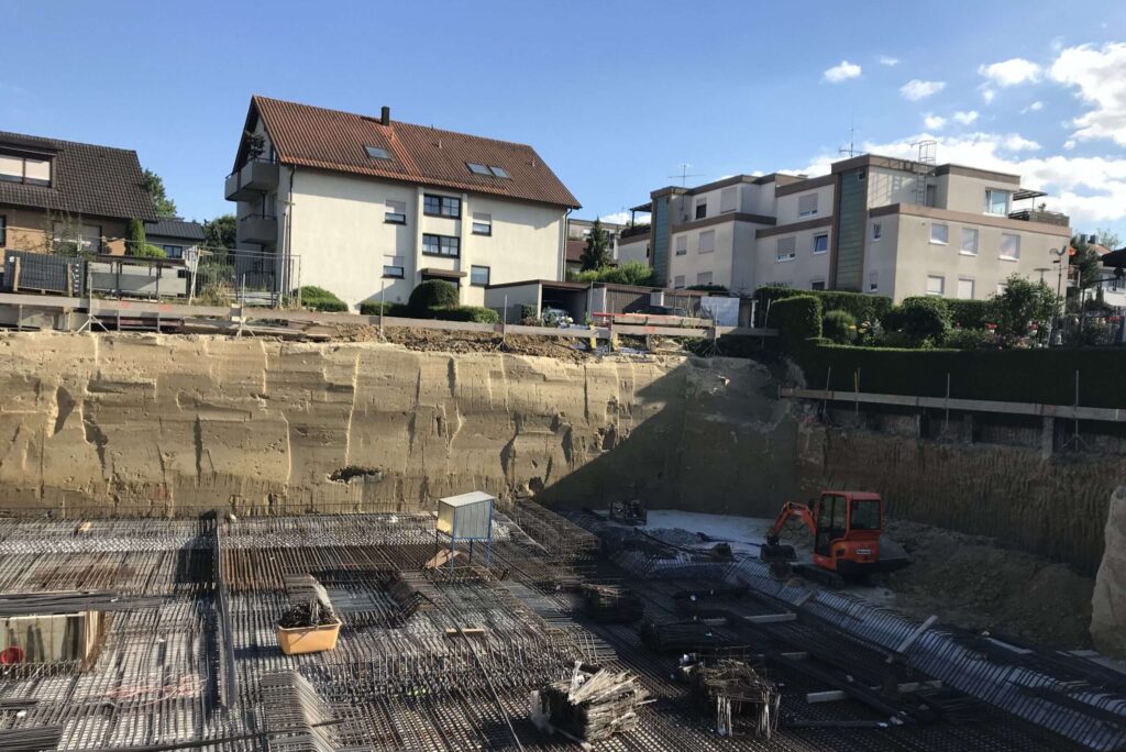 Flüssigboden Baugrube – Flüssigboden als verlorene Schalung