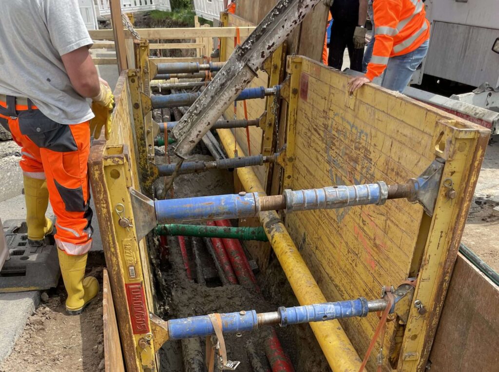 Verfülling 110kV Flüssigbodengraben