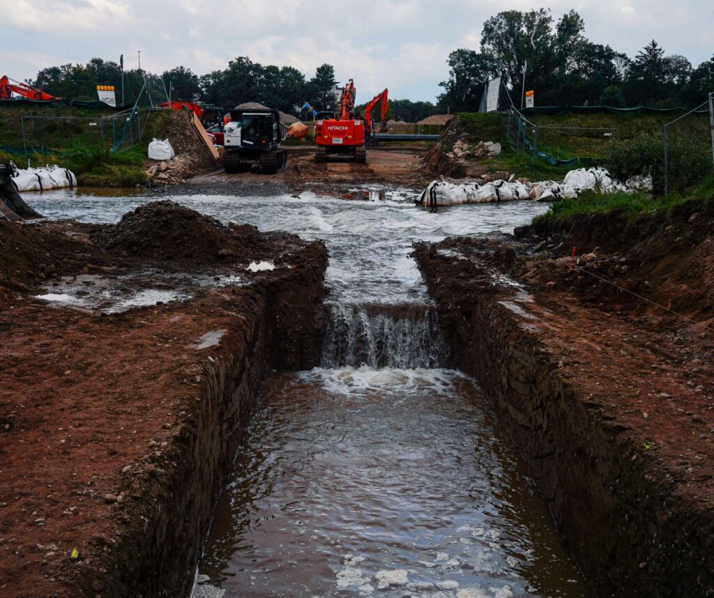 Zweitaushub in Geoponton