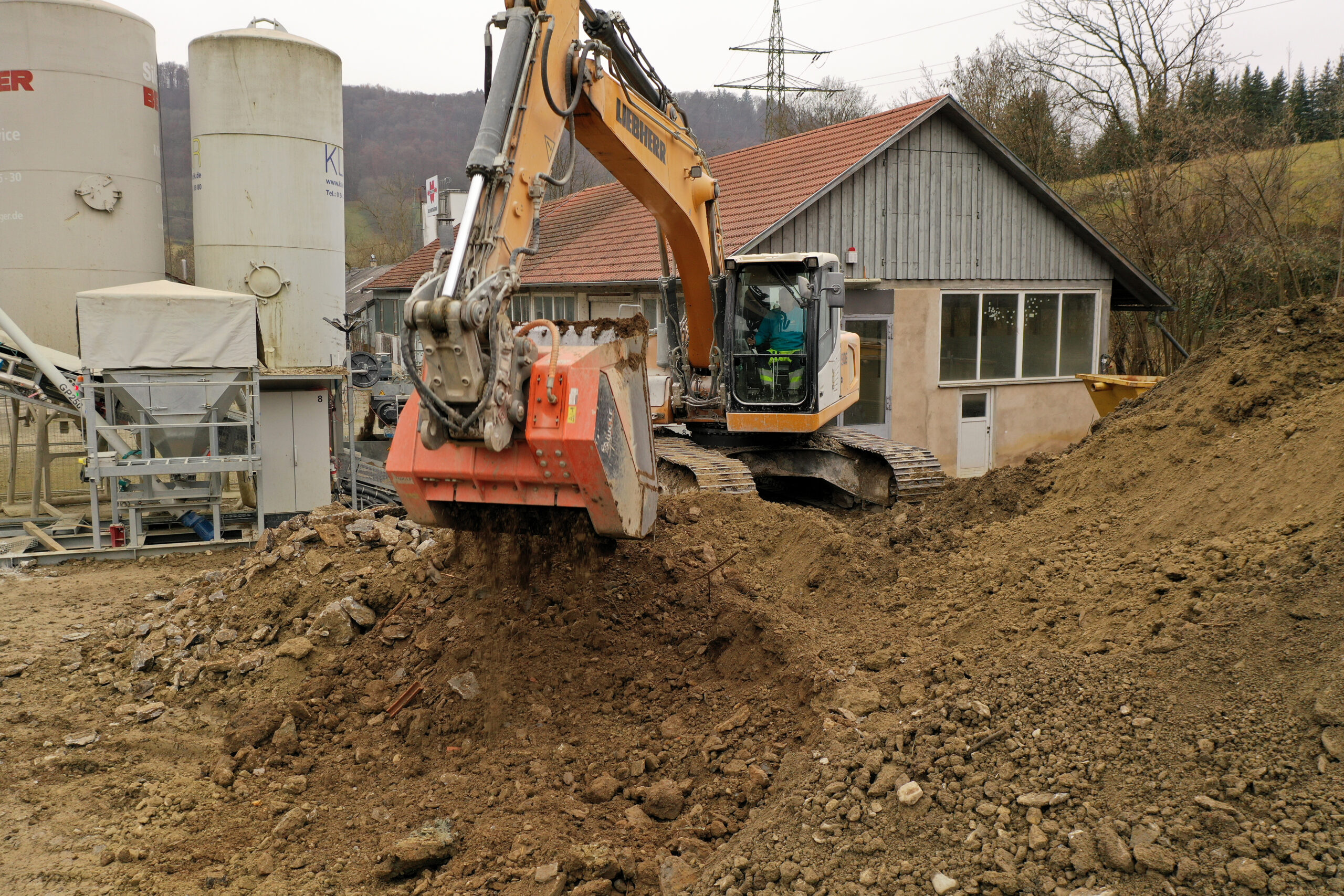 Verwendeter Bodenaushub