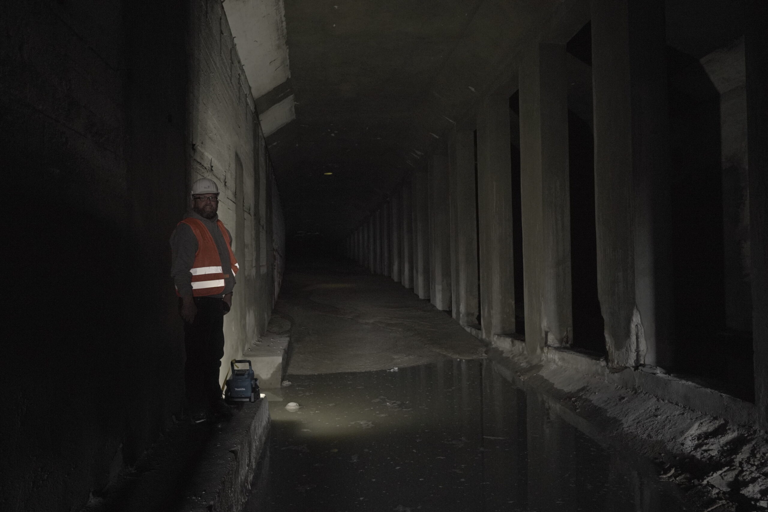 Ausprägung Verfüllkeil im Tunnel