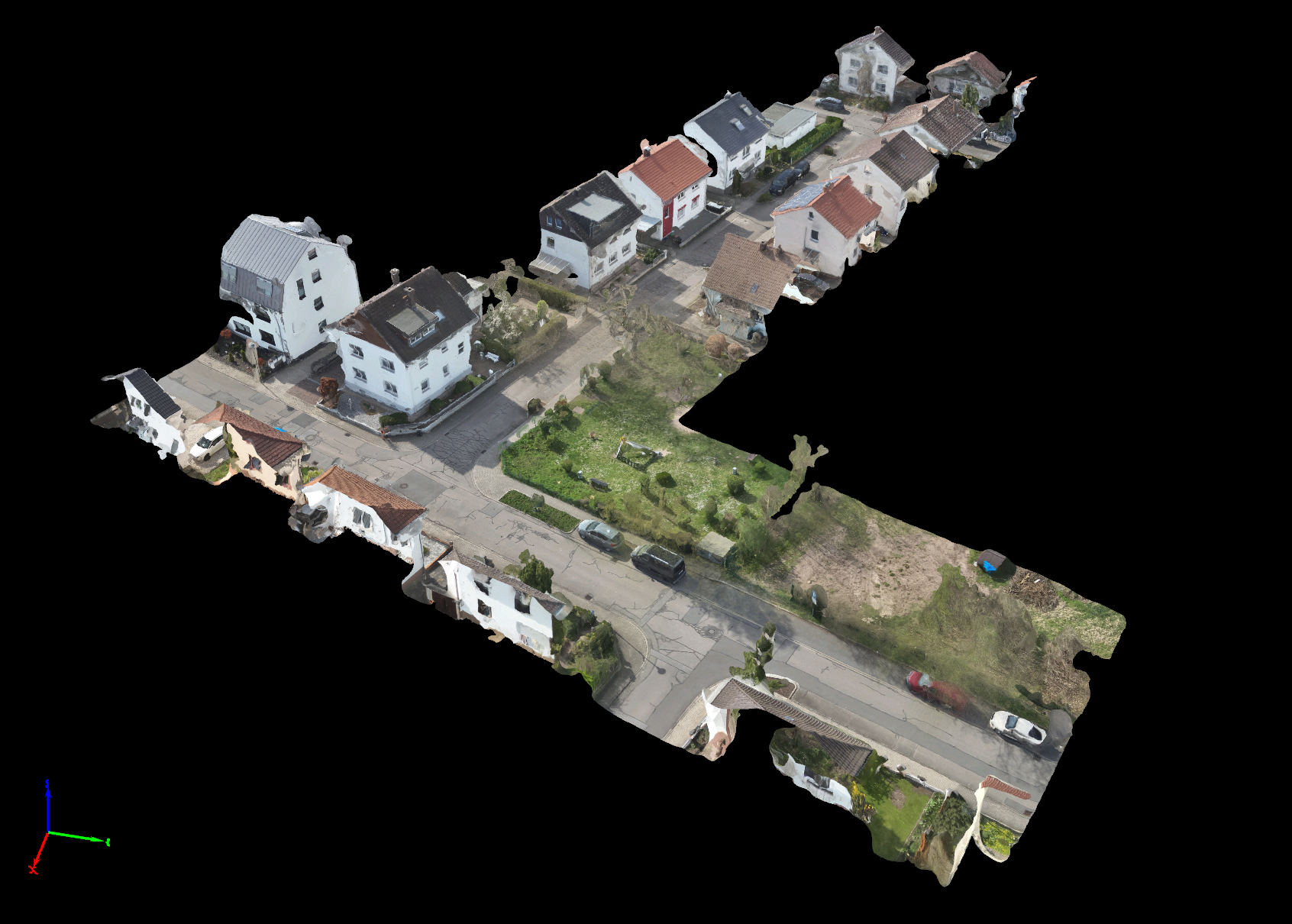3D-Gelaendemodell Wielandstrasse Ansicht 2