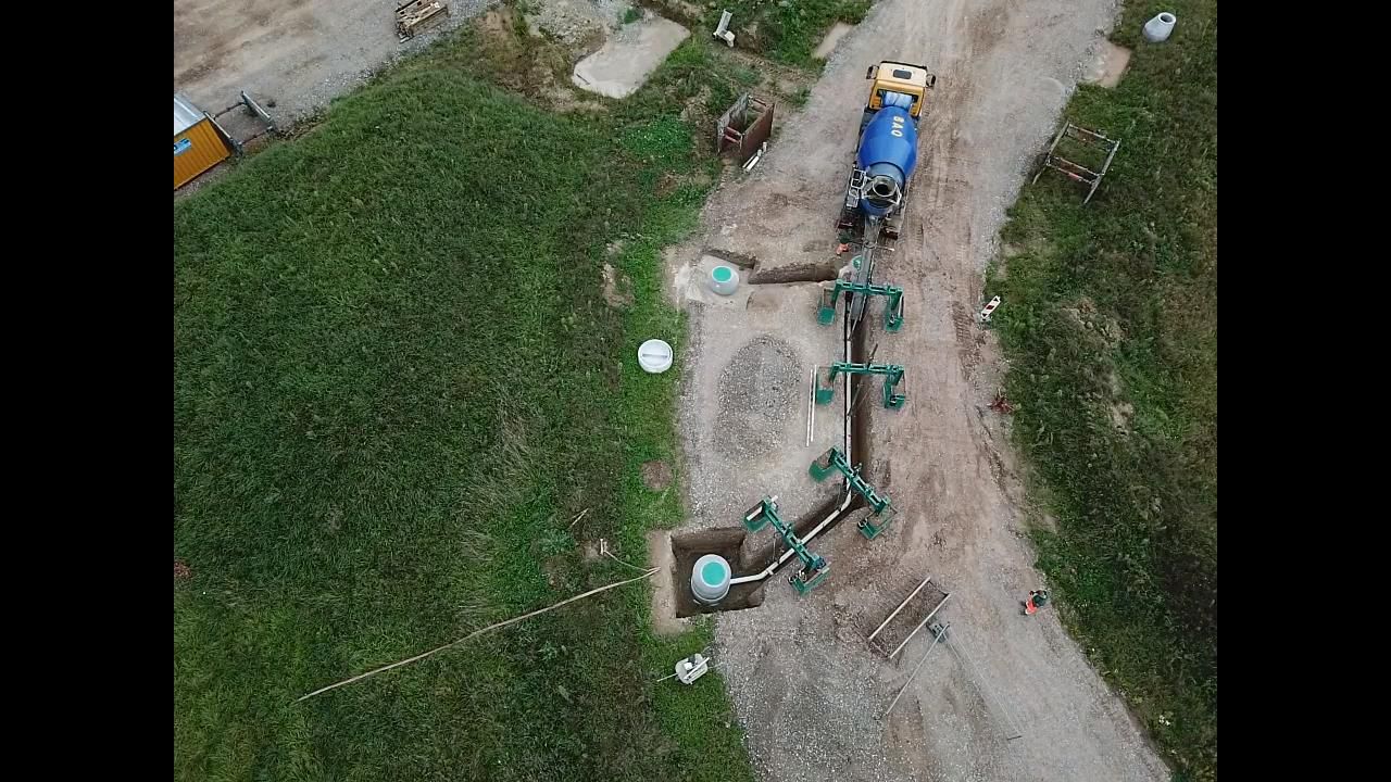 Luftbild Verfüllung Geopoton Hanfplatz