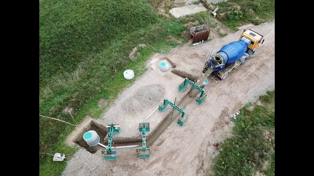 Verfüllung RSS Geoponton nach Leistungsverlegung wasserdicht