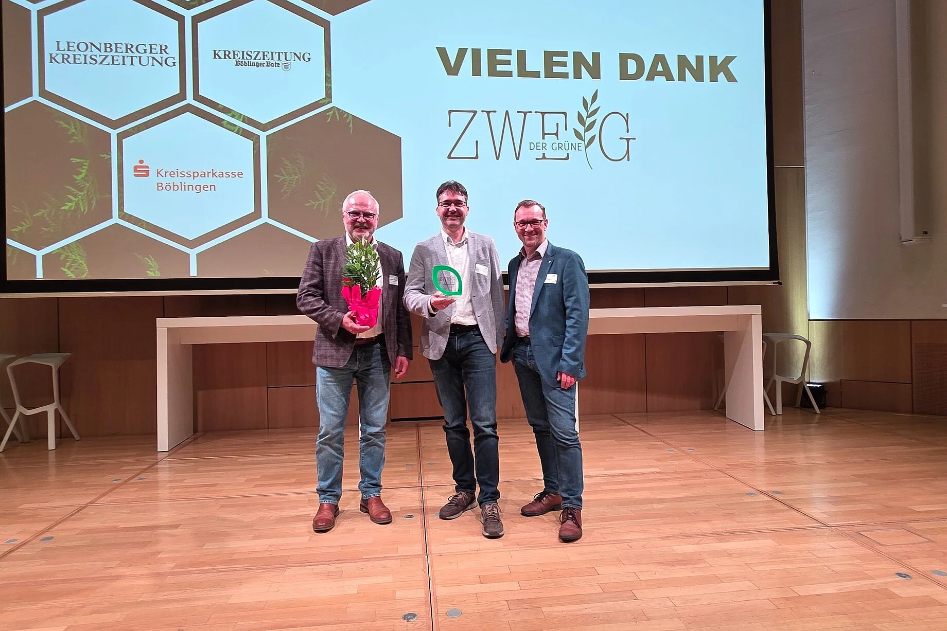 Auszeichnung Der Gruene Zweig 2025 Preisverleihung Stadtwerke Sindelfingen