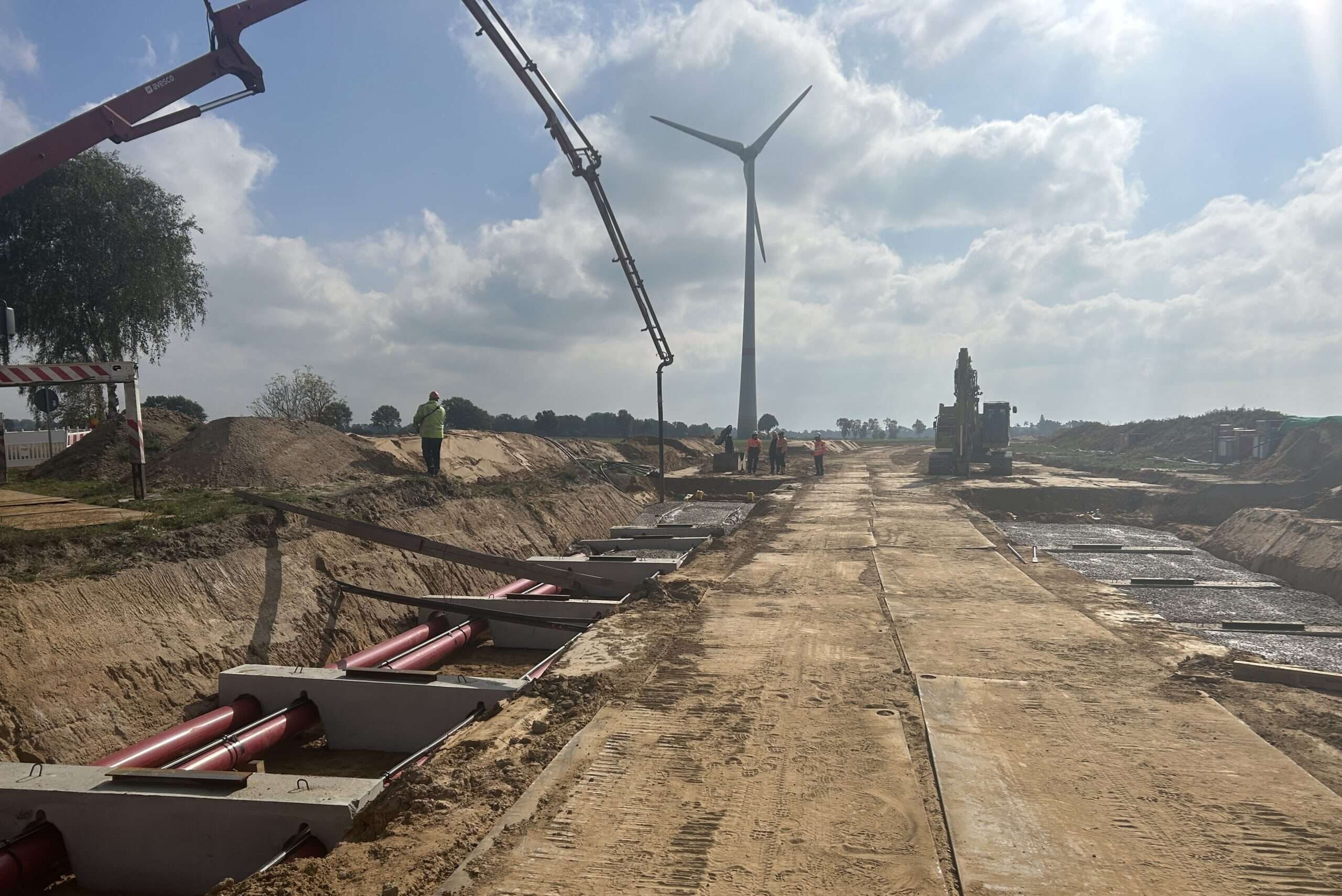 Verfüllung Südlink B4 ProThermolith HGÜ 420KV