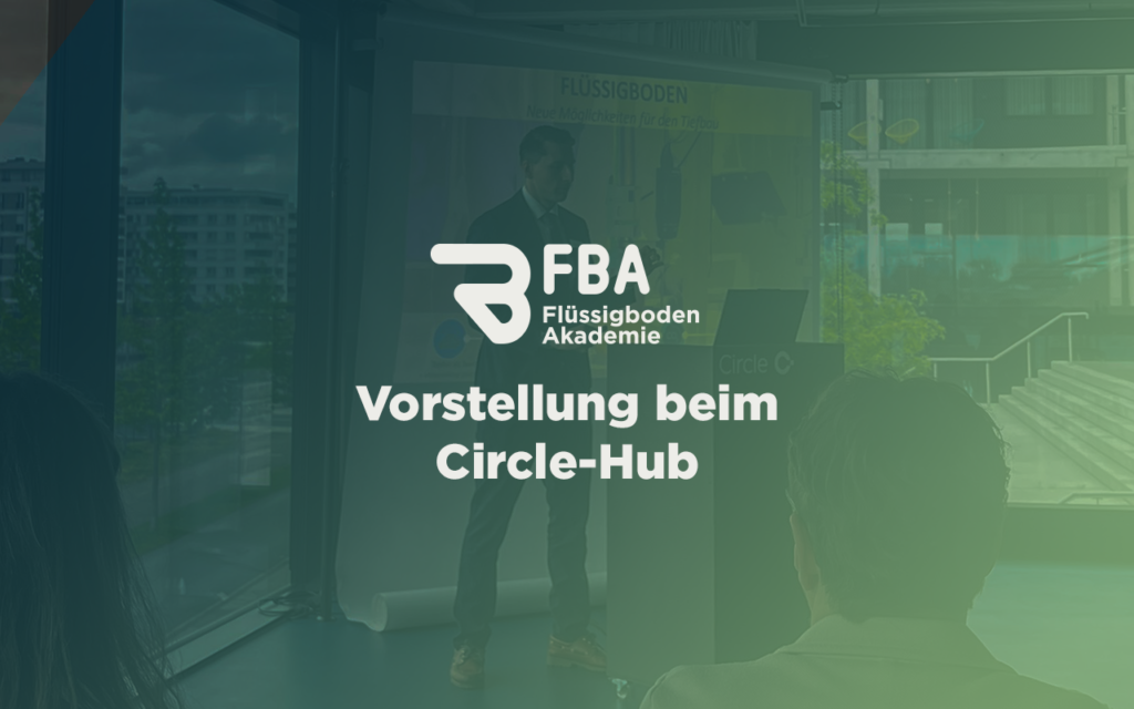 Titelbild mit Farbverlauf, Logo und Titel: "Vorstellung beim Circle Hub" Titelbild mit Farbverlauf, Logo und Titel: „Vorstellung beim Circle Hub“