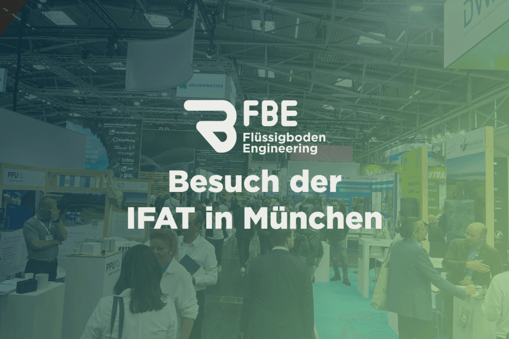 Titelbild mit transparentem Farbverlauf und Titel: "Besuch bei der IFAT in München" Titelbild mit transparentem Farbverlauf und Titel: „Besuch bei der IFAT in München“
